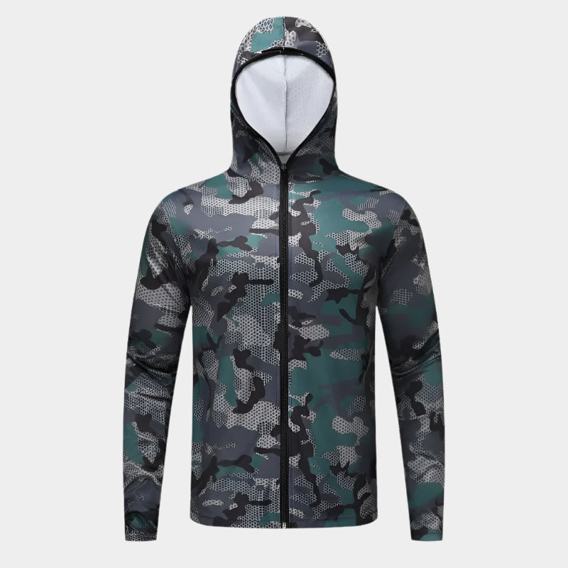 Coupe-vent léger au design camouflage pour homme - coupe confortable