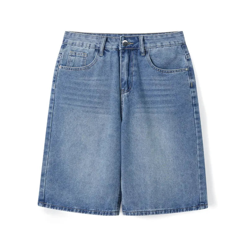 Jorts ample et décontracté pour homme - Jean large shorts