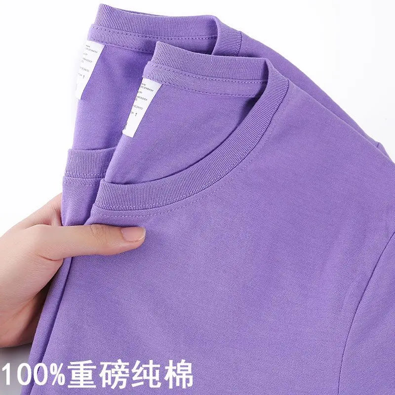 Chemise à col rond ample coton style coréen décontracté été pour hommes