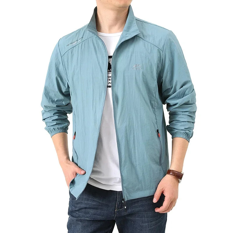 Coupe-vent léger et respirant au design moderne pour homme