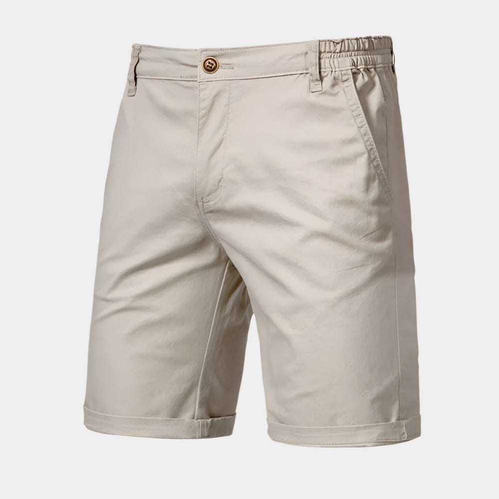 Short décontracté en coton respirant avec cordon de serrage – Gym d'été pour hommes