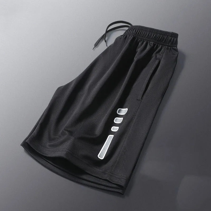 Short de sport ample et respirant à rayures - Entraînement fitness pour homme