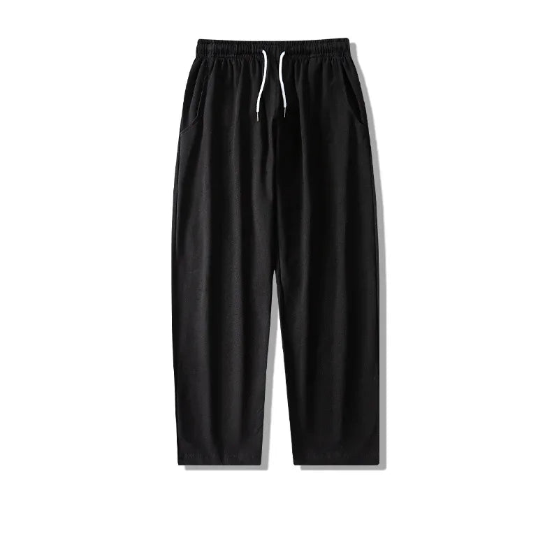 Pantalon de survêtement ample et droit pour homme – Tenue de sport confortable