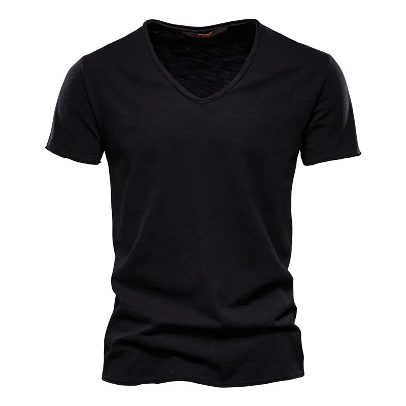 T-shirt d'été en coton respirant pour homme – Coupe décontractée et légère
