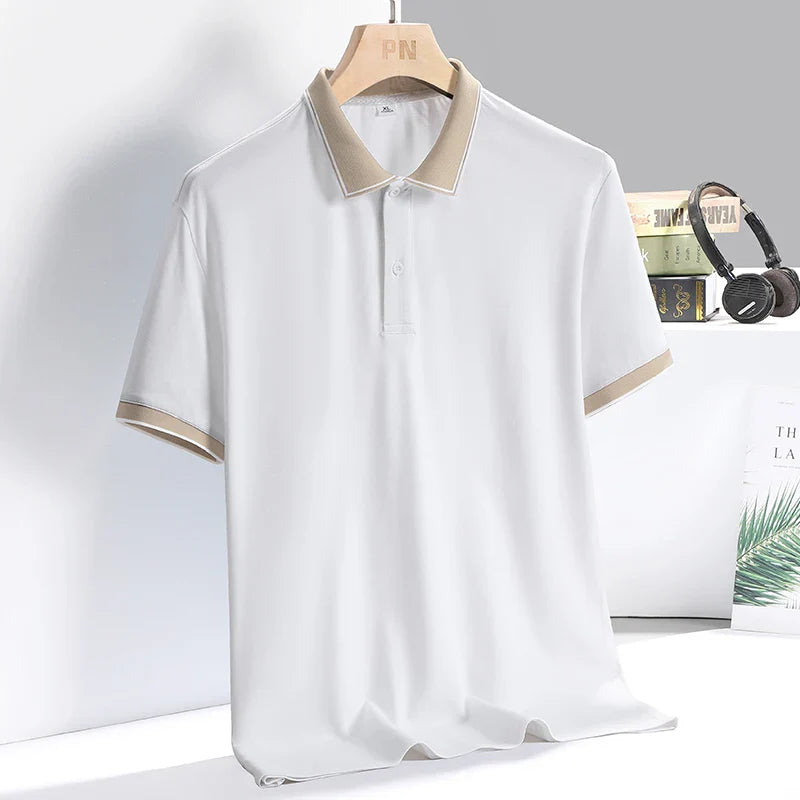 Polo Classique Extensible pour Homme – Respirant et Anti-Froissage