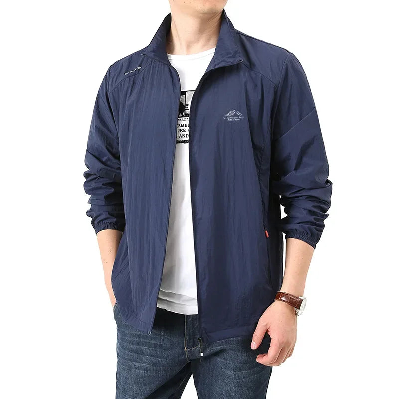 Coupe-vent léger et respirant au design moderne pour homme
