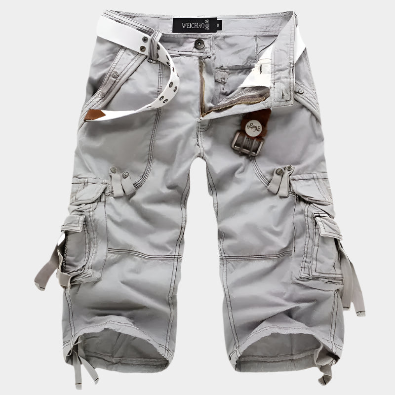 Short cargo décontracté pour homme – Style utilitaire pour l'été et la plage
