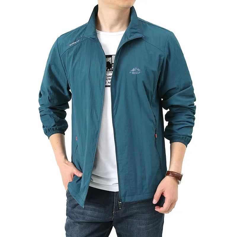 Coupe-vent léger et respirant au design moderne pour homme