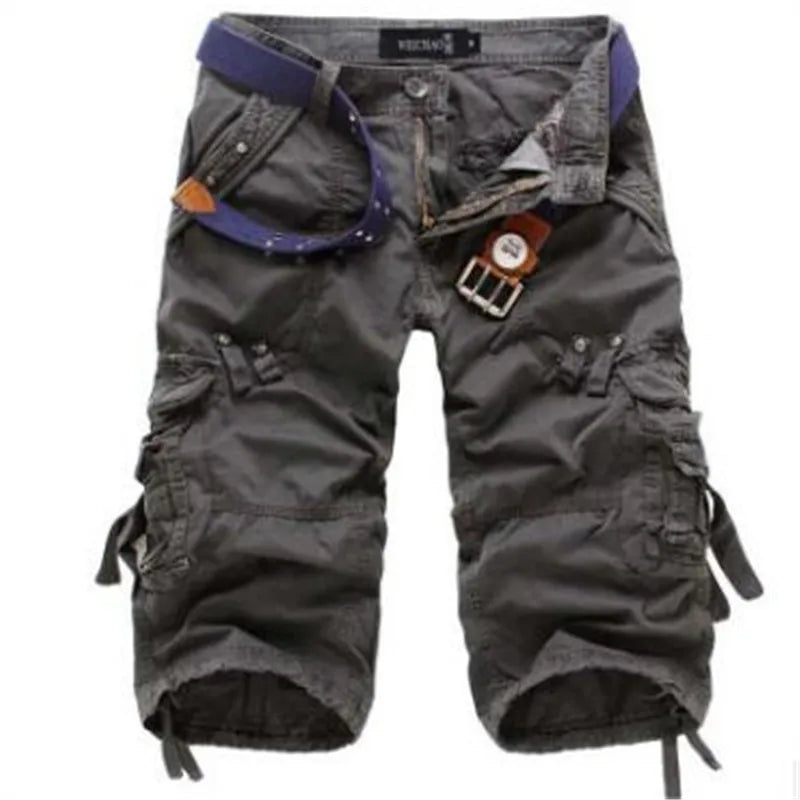 Short cargo décontracté pour homme – Style utilitaire pour l'été et la plage