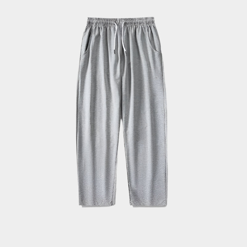 Pantalon de survêtement ample et droit pour homme – Tenue de sport confortable