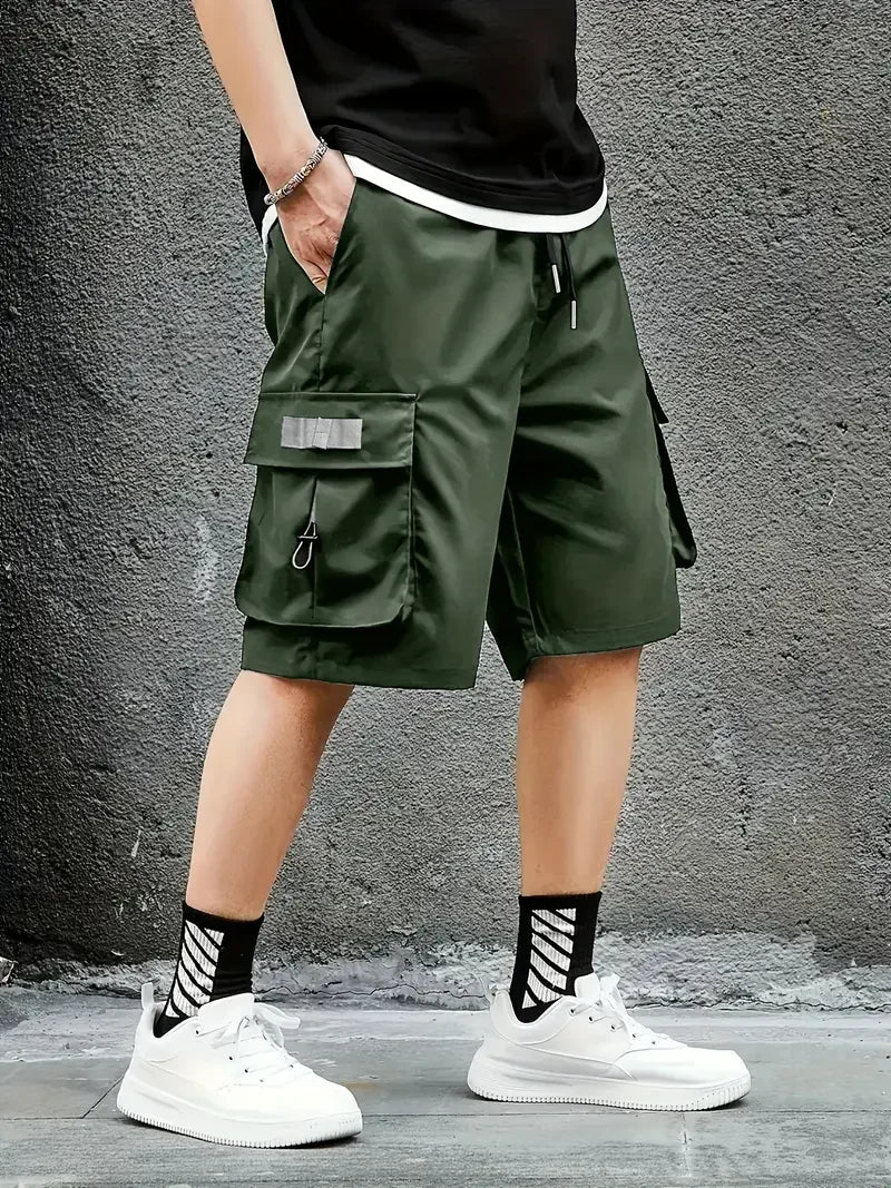 Short cargo d'extérieur à séchage rapide avec grandes poches – Voyage pour homme