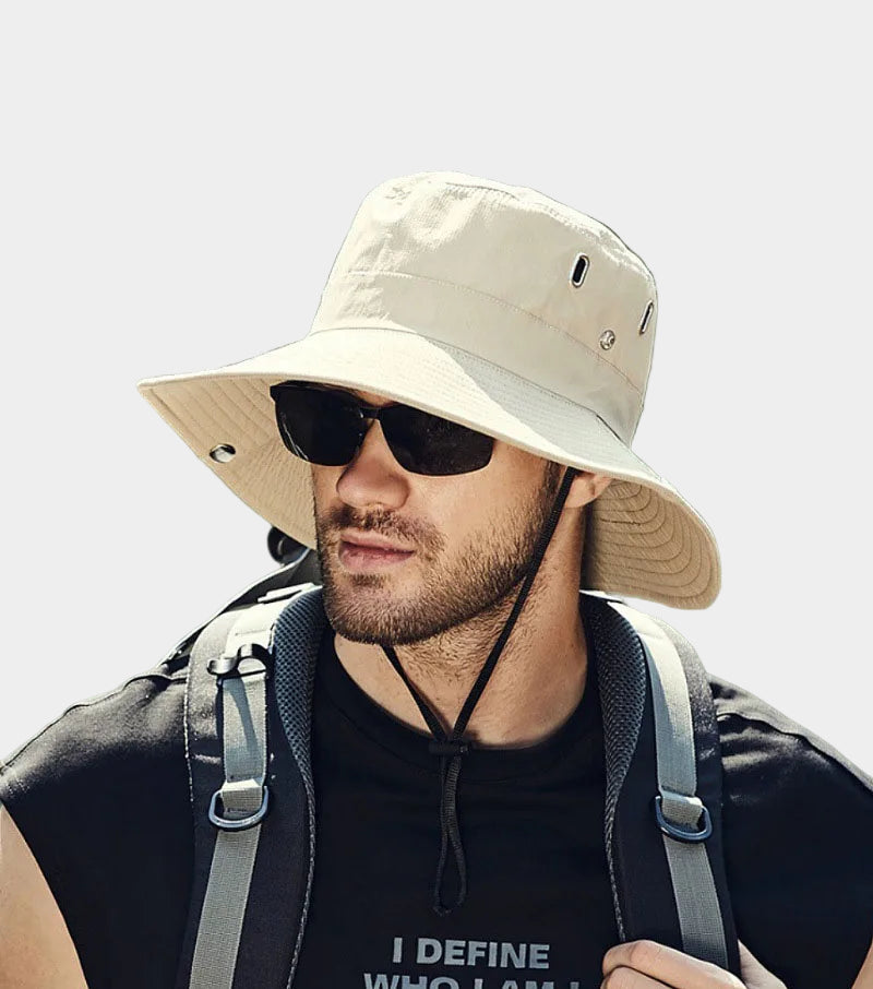 Chapeaux bob anti-UV avec rabat pour le cou – Activités de plein air pour hommes