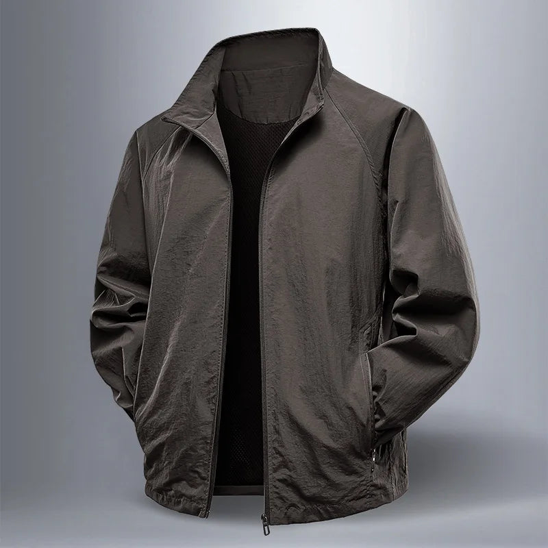 Veste coupe-vent élégante pour l'été – Couche légère et élégante pour homme