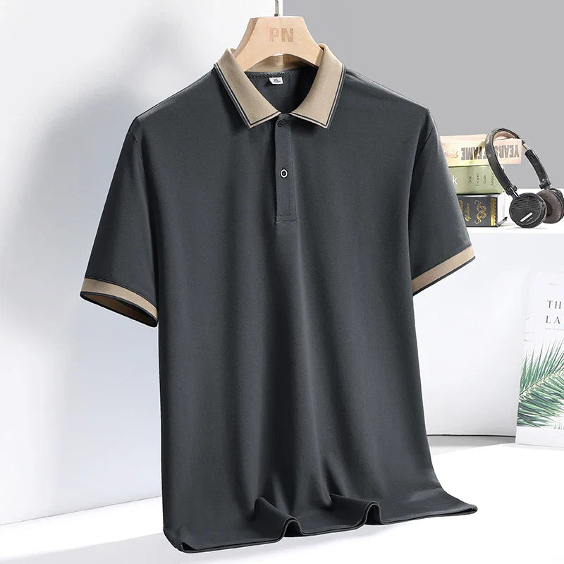 Polo Classique Extensible pour Homme – Respirant et Anti-Froissage