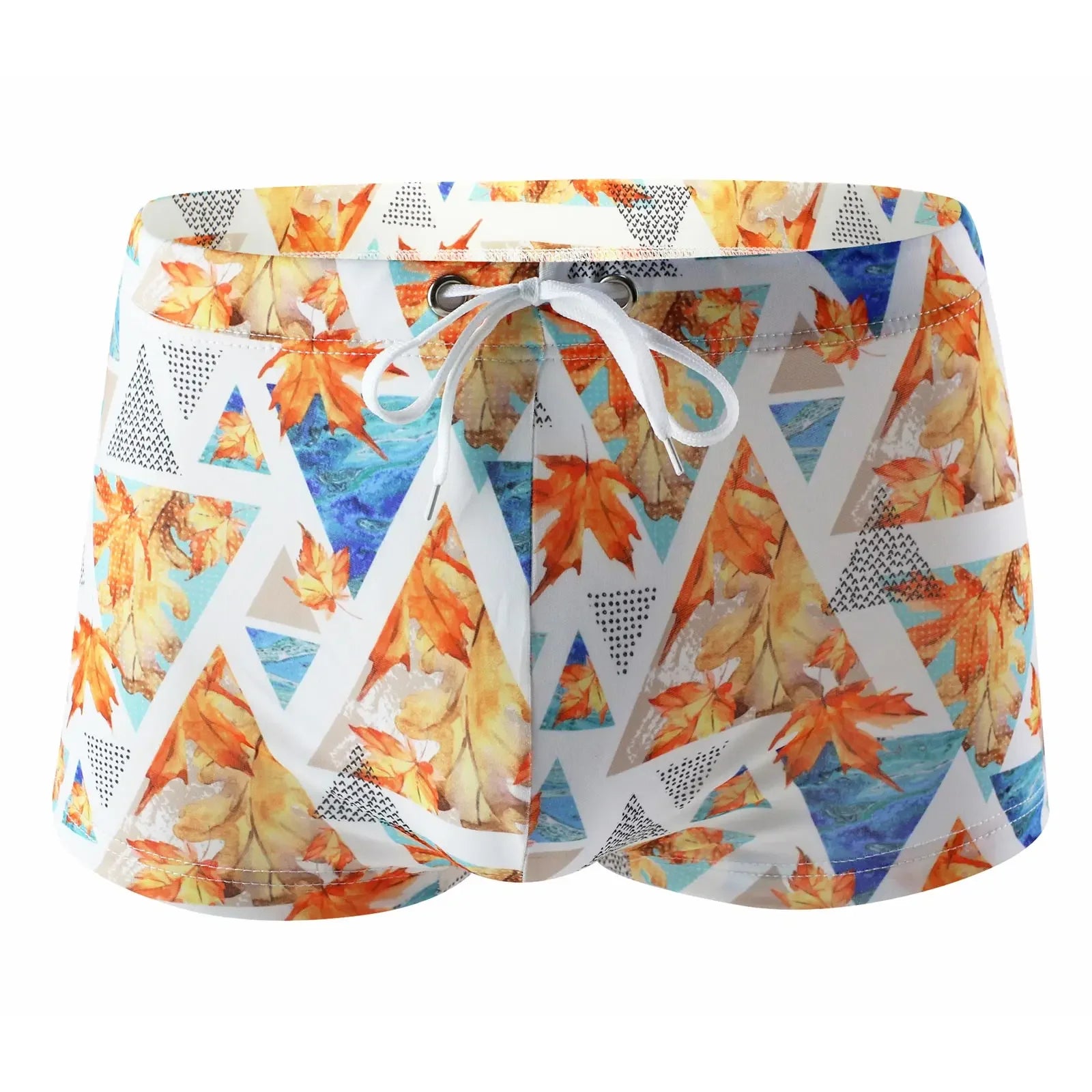 Short courts de bain taille basse pour homme, maillot de bain ajusté