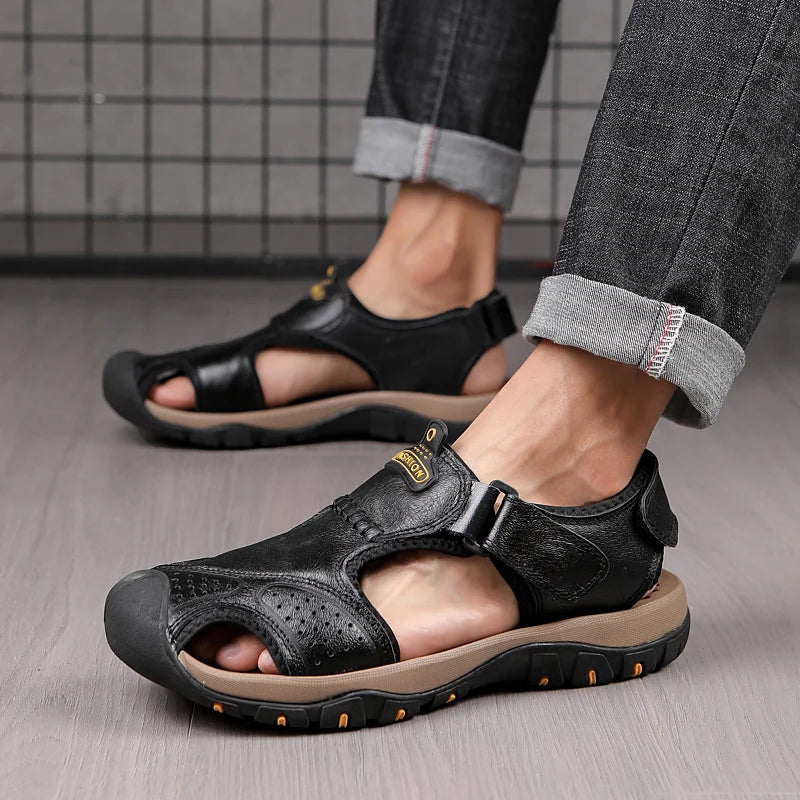 Sandales de pêcheur fermées pour sports de plein air pour hommes