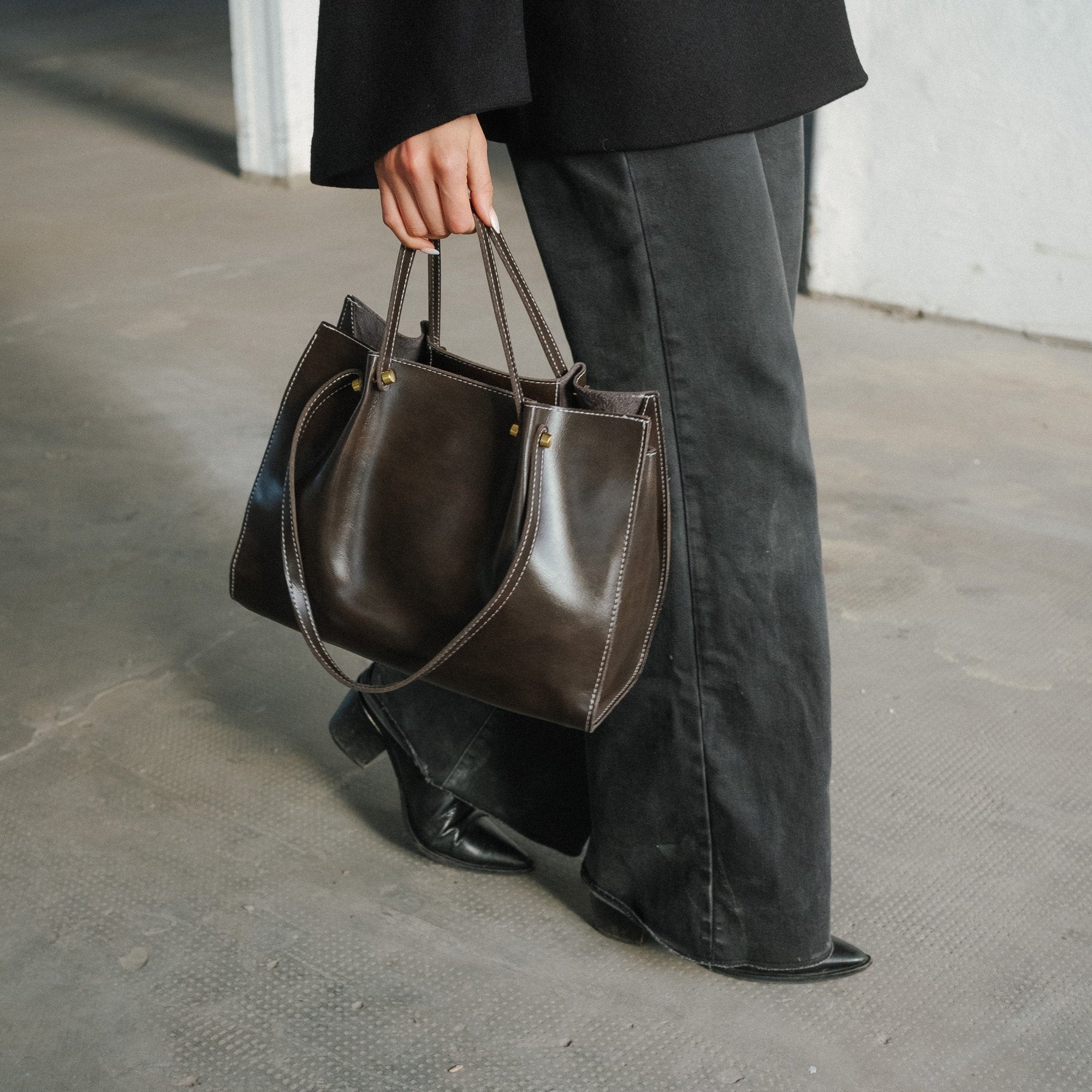 Sac cabas en similicuir – Fait main et durable 3