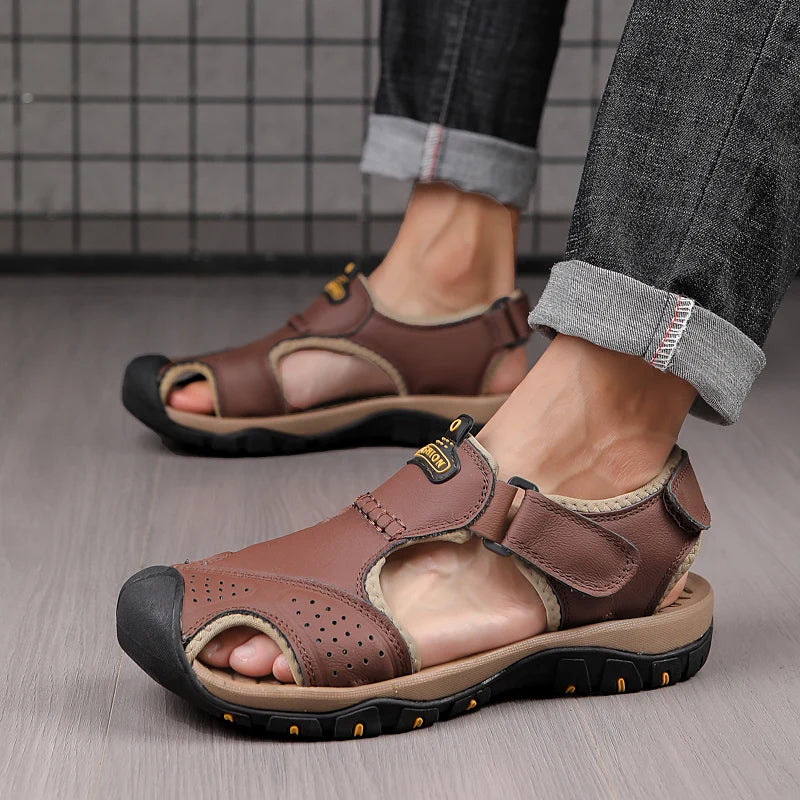 Sandales de pêcheur fermées pour sports de plein air pour hommes