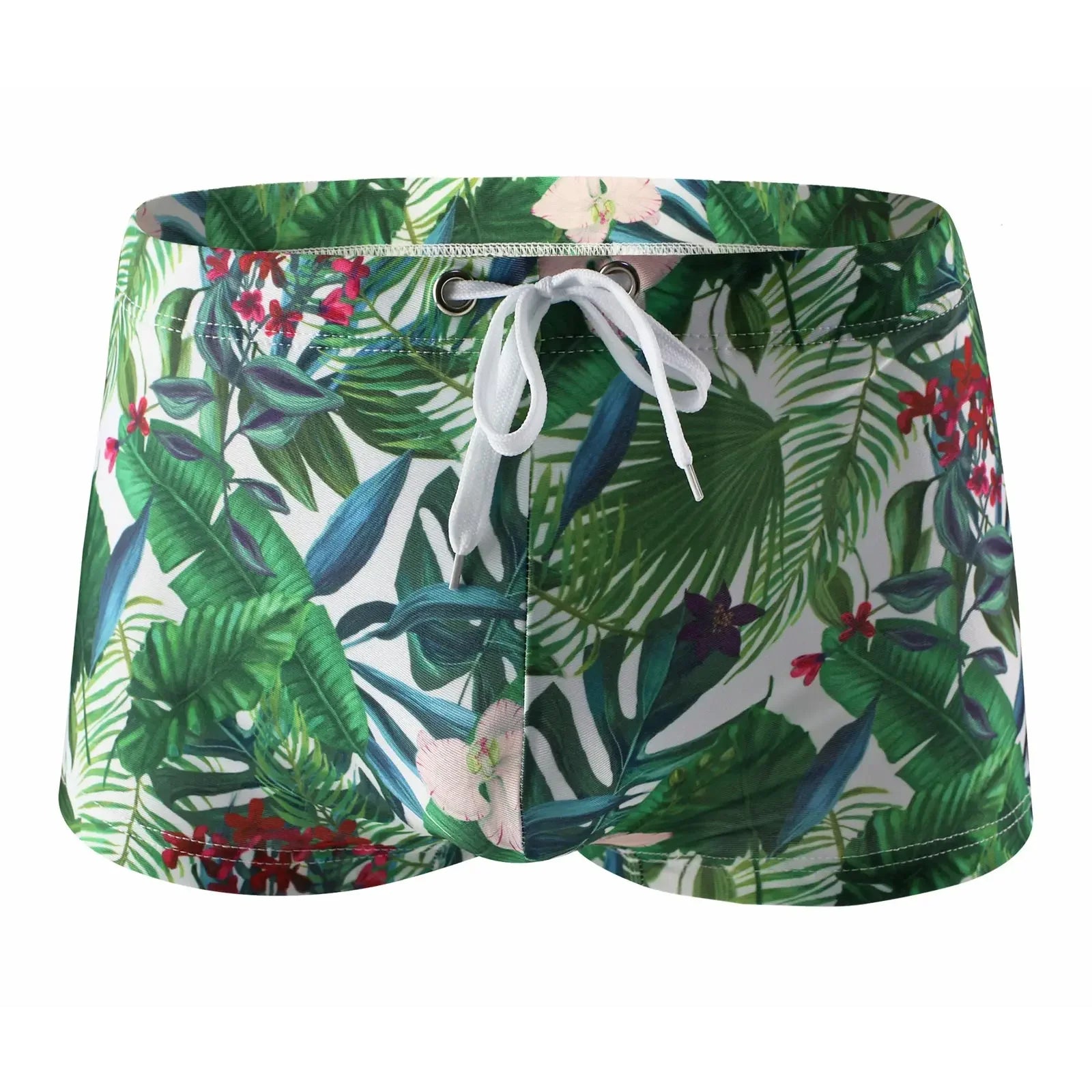 Short courts de bain taille basse pour homme, maillot de bain ajusté