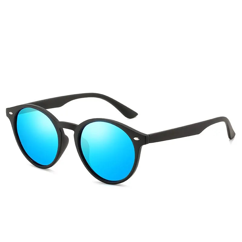 Lunettes de soleil polarisées rondes classiques vintage pour hommes