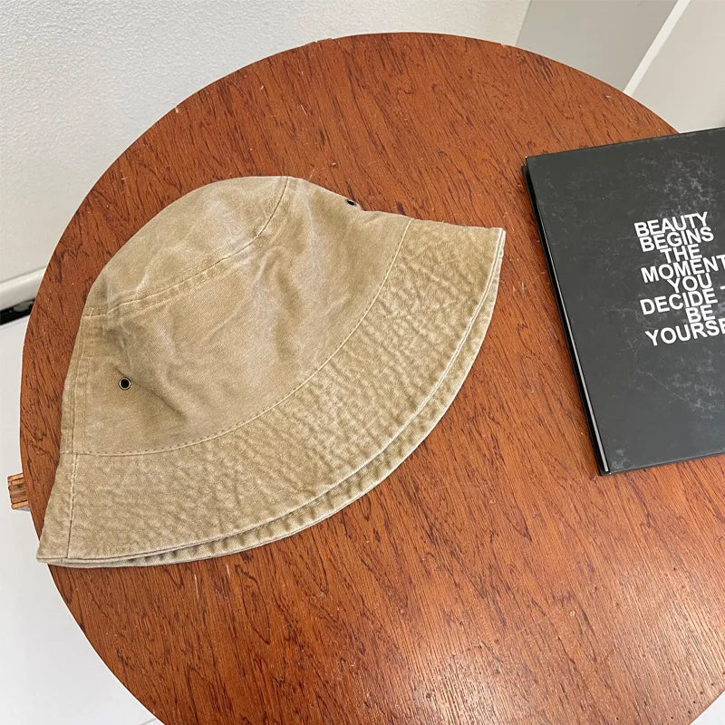 Chapeaux bob en denim délavé – Casquette pour homme avec protection UPF