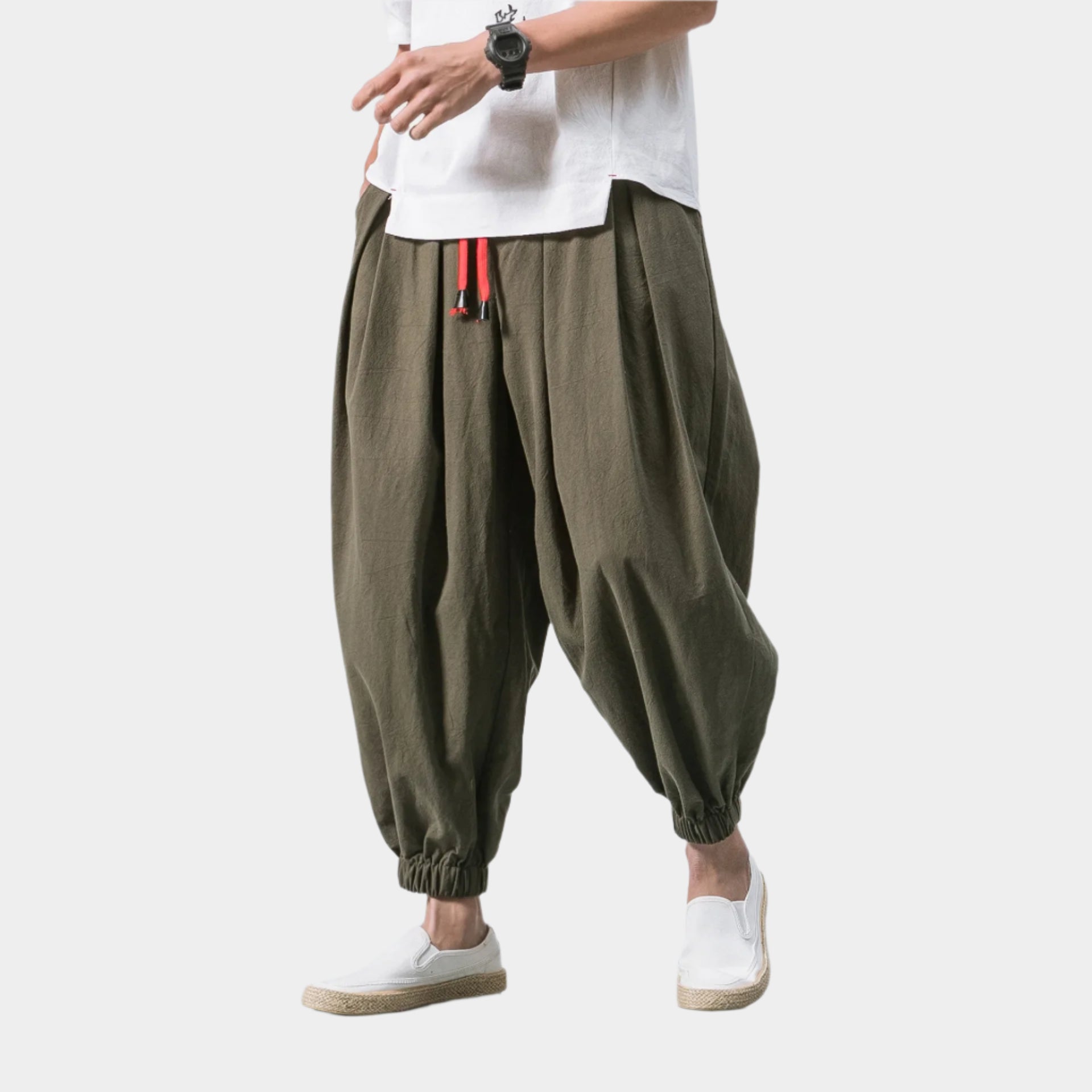 Pantalon de survêtement décontracté ample et ample pour homme