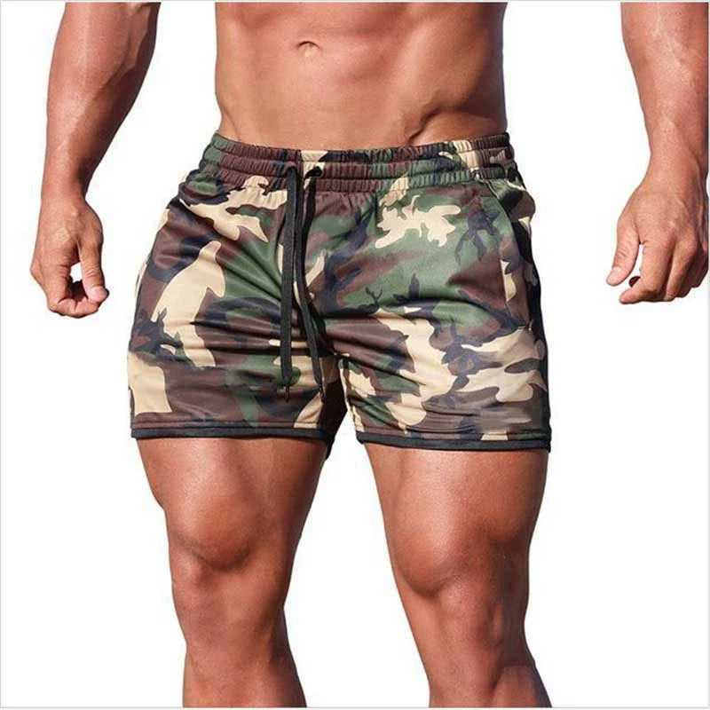 Shorts courts respirants en maille pour hommes - gym, plage, fitness