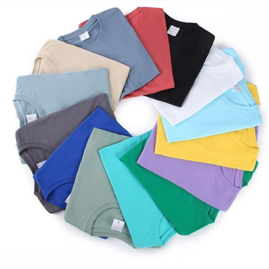 Chemise à col rond ample coton style coréen décontracté été pour hommes