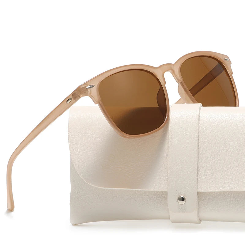 Lunettes de soleil polarisées à monture carrée tendance pour hommes