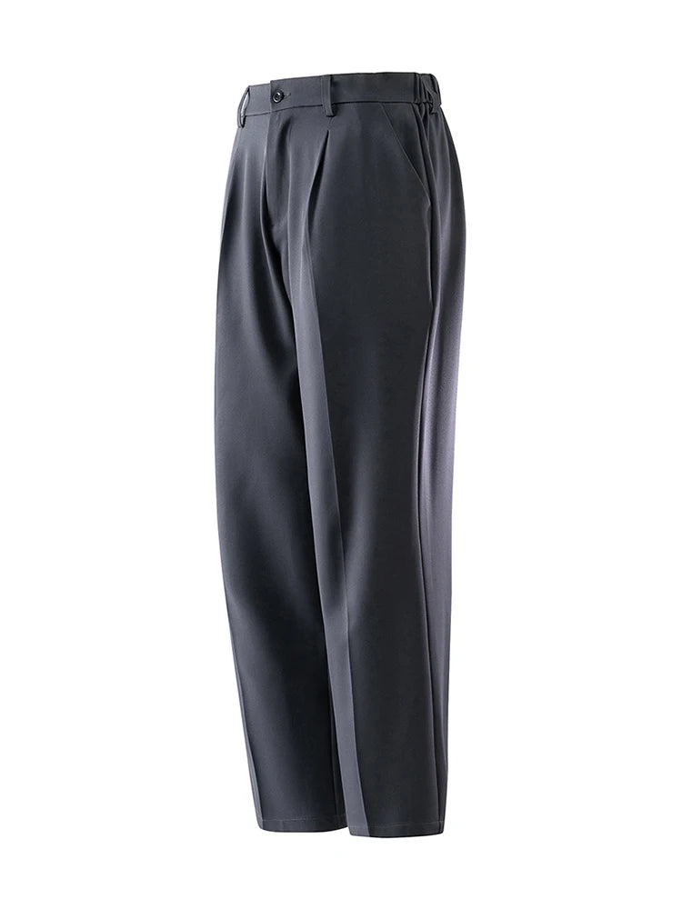 Pantalon ample coréen pour homme – Tenue décontractée d'été semi-large