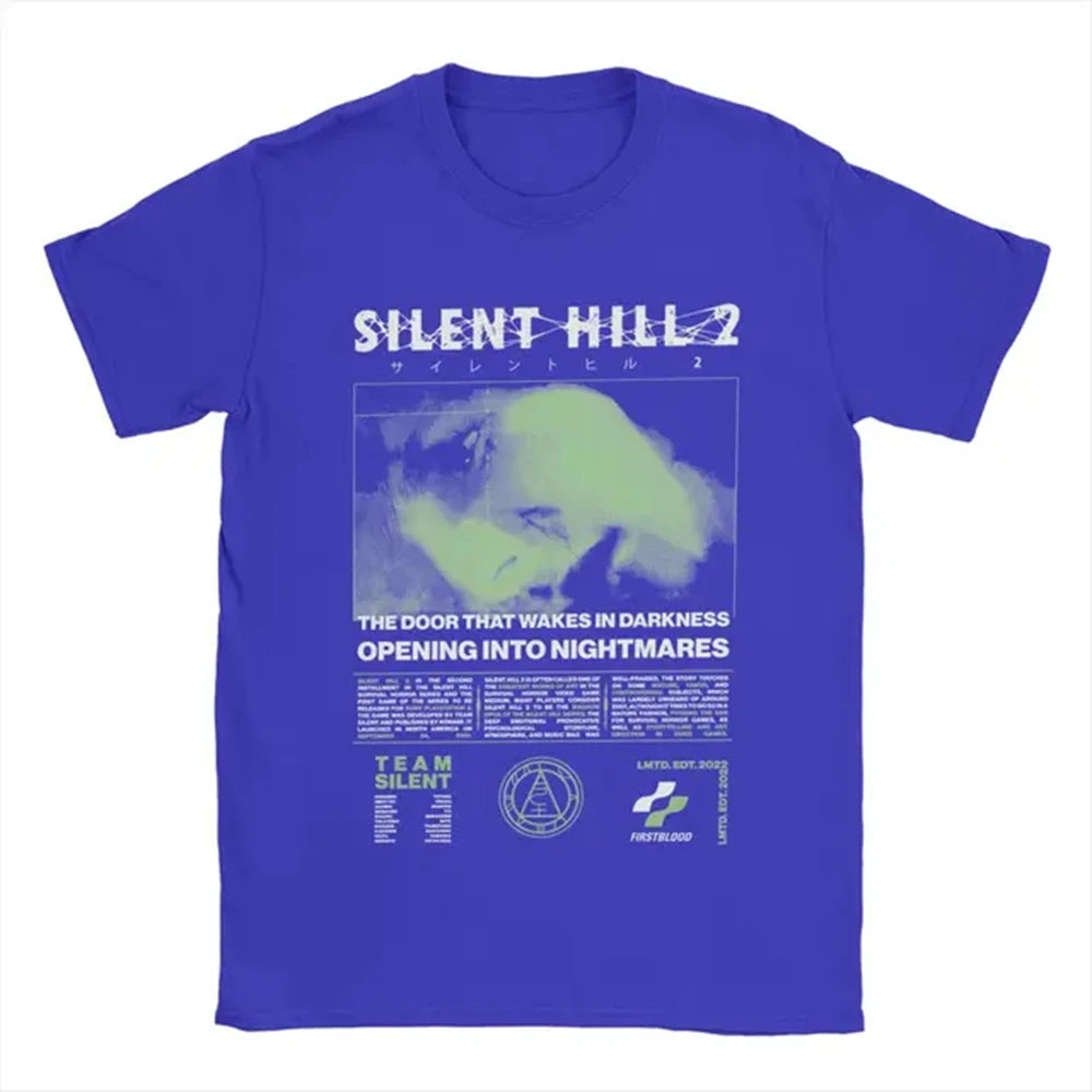 T-shirt en coton à imprimé tête de pyramide Silent Hill 2 pour homme