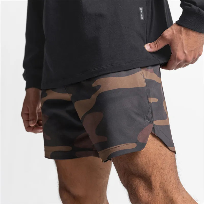 Short de sport à séchage rapide pour homme - Fitness et course à pied