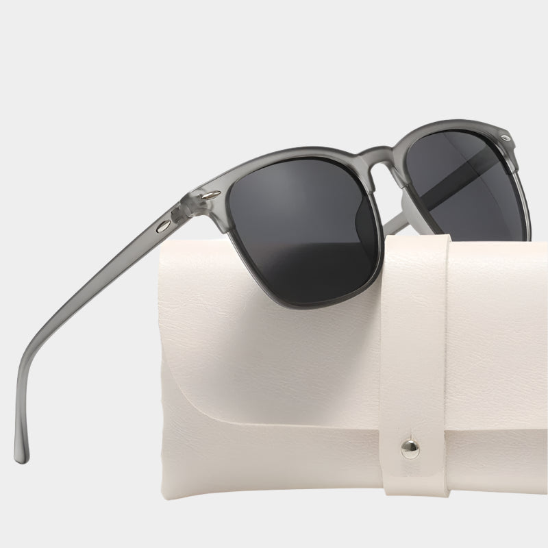 Lunettes de soleil polarisées à monture carrée tendance pour hommes