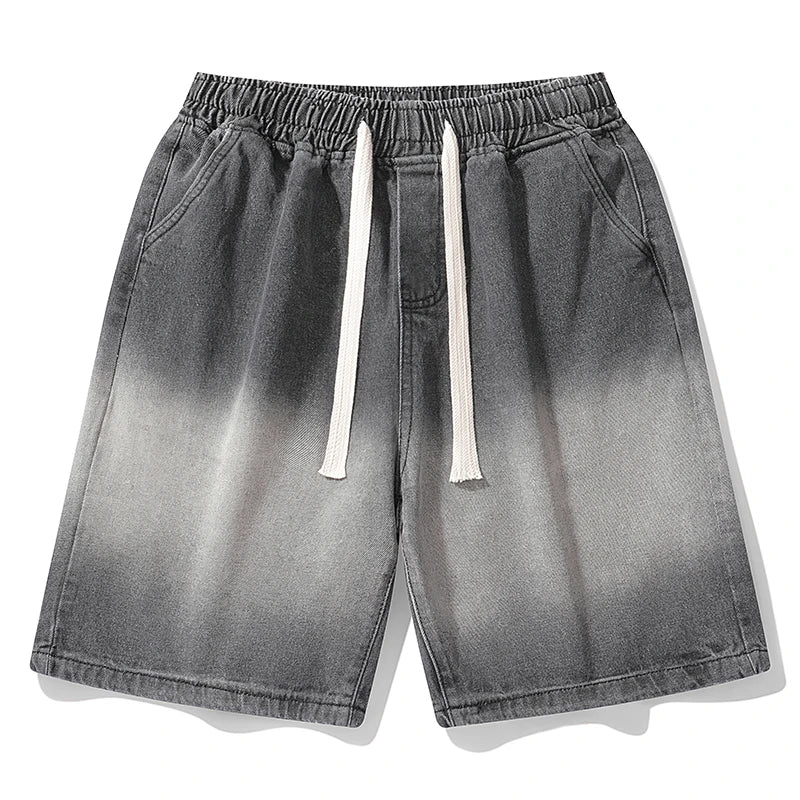 Denim loose short bermuda pour homme – coupe ample et confortable