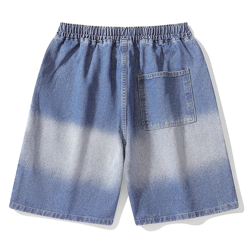 Denim loose short bermuda pour homme – coupe ample et confortable