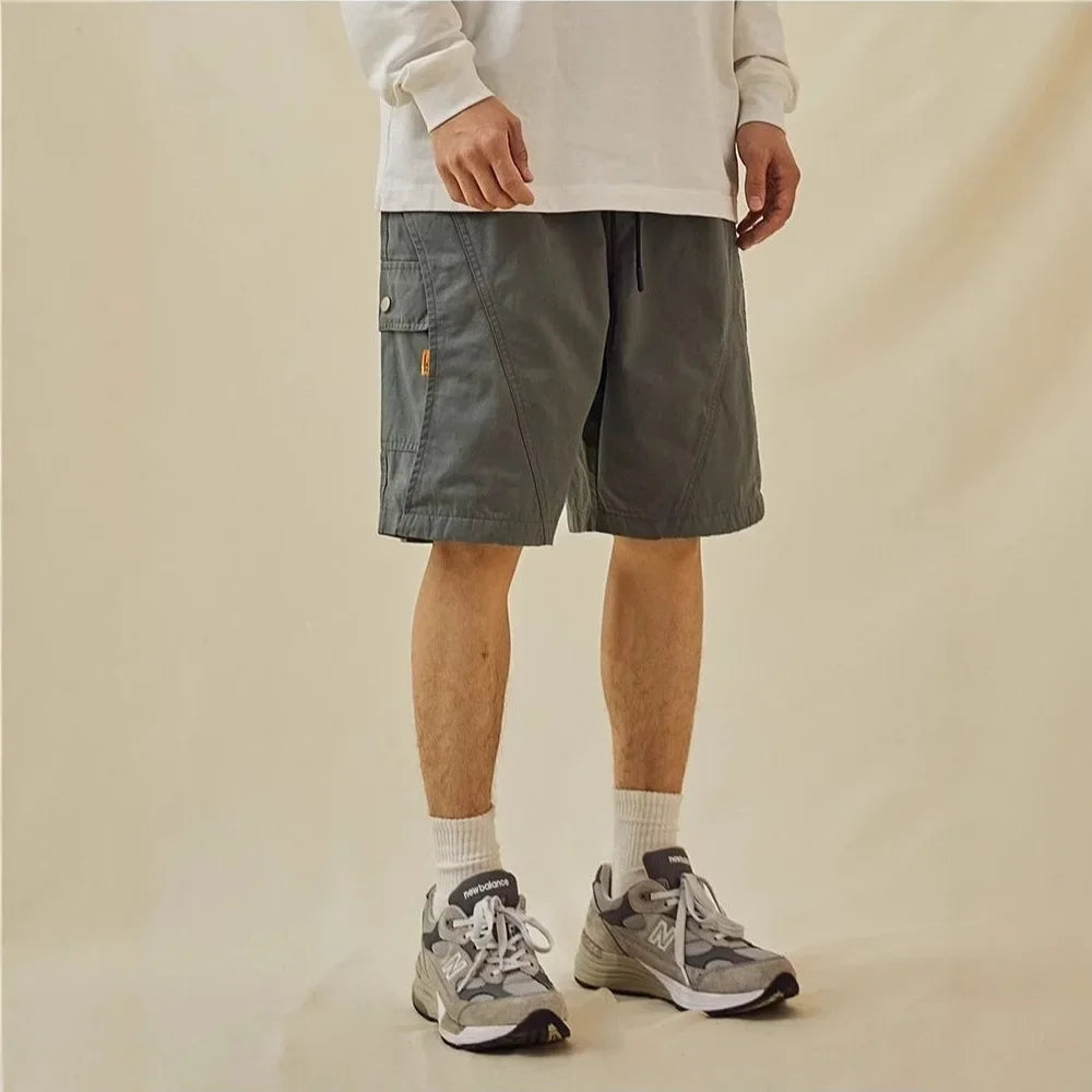 Bermuda short coupe droite pour homme – Respirant et décontracté pour l'été