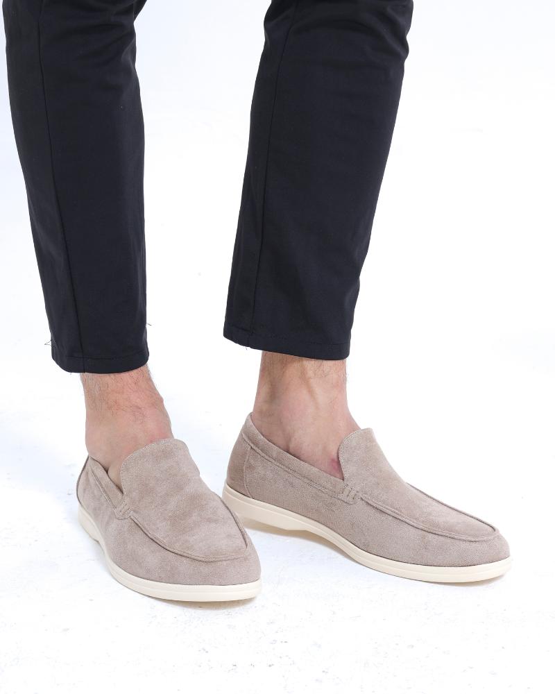 Solvsvanen Loafers en Suède