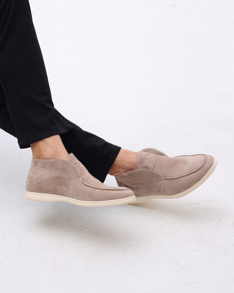 Solvsvanen Loafers en Suède Haut de Gamme