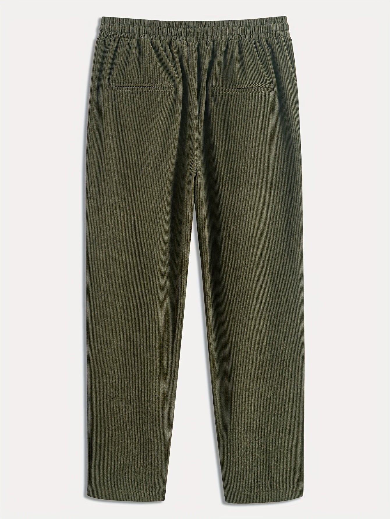 Sweat à capuche et pantalon homme – Élégance décontractée en velours côtelé