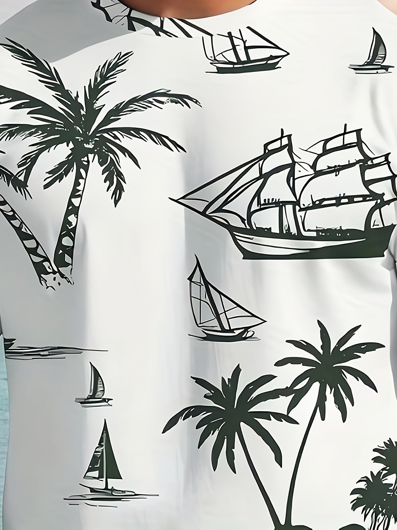 Tenue tropicale homme – Ensemble d'été décontracté, idéal pour les journées chaudes et les vacances