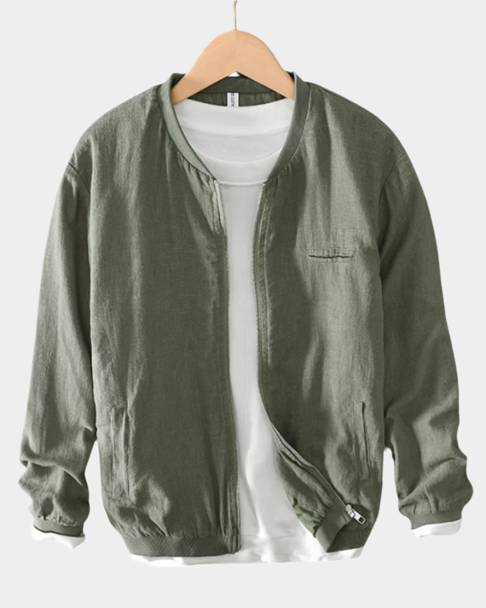 Veste d'été boutonnée en lin – Veste décontractée légère pour homme
