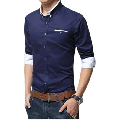 Leander - Blouse classique formelle pour Homme