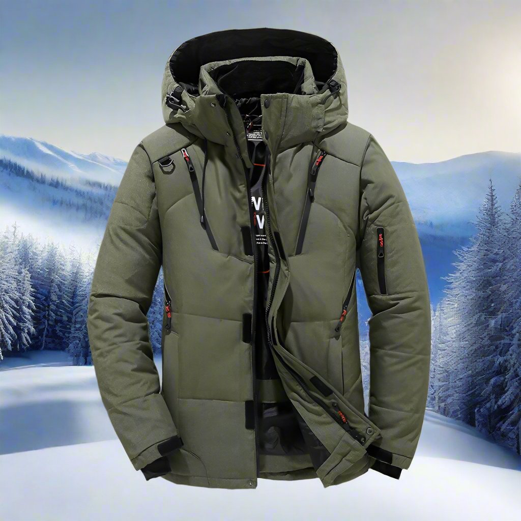 Veste d'hiver | Matelassée, capuche réglable, poches zippées 4
