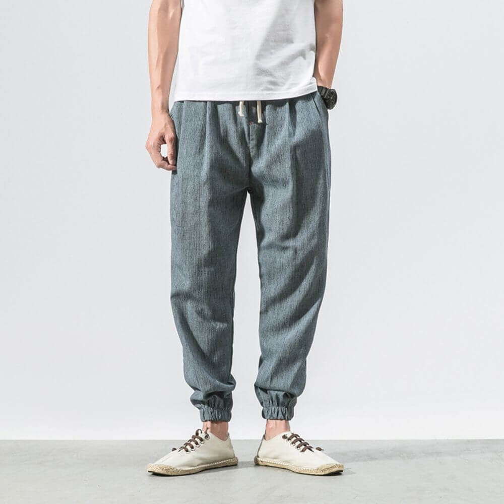 Pantalon confort japonais – Streetwear ample pour homme