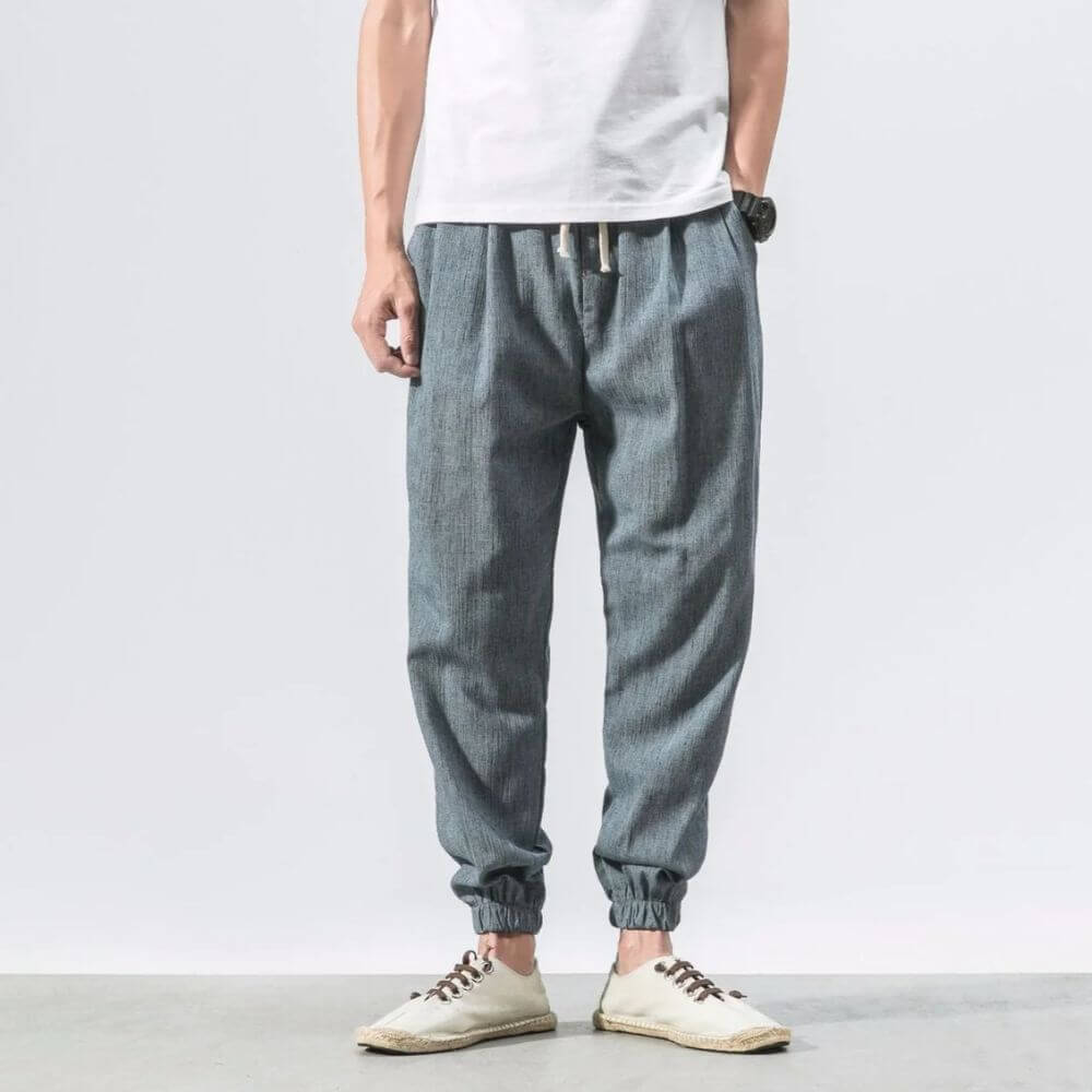 Pantalon confort japonais – Streetwear ample pour homme