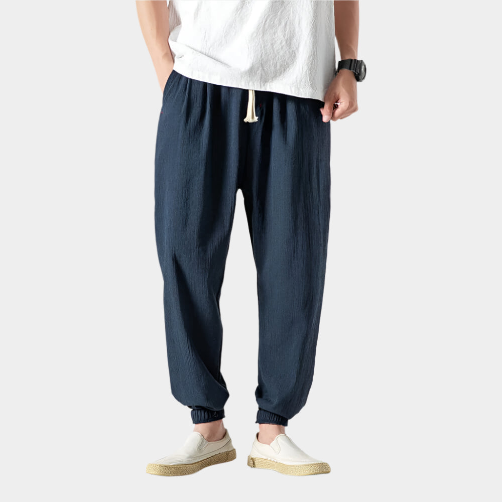 Pantalon confort japonais – Streetwear ample pour homme