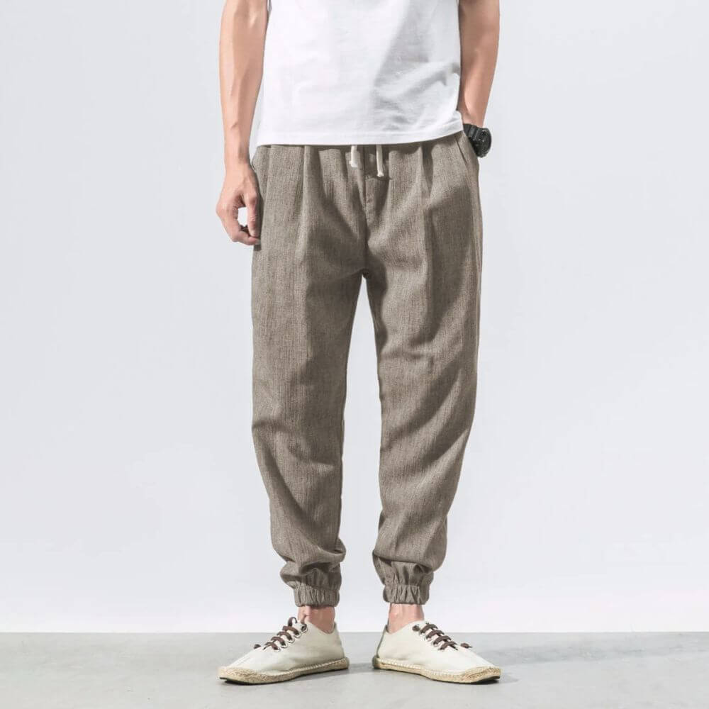 Pantalon confort japonais – Streetwear ample pour homme