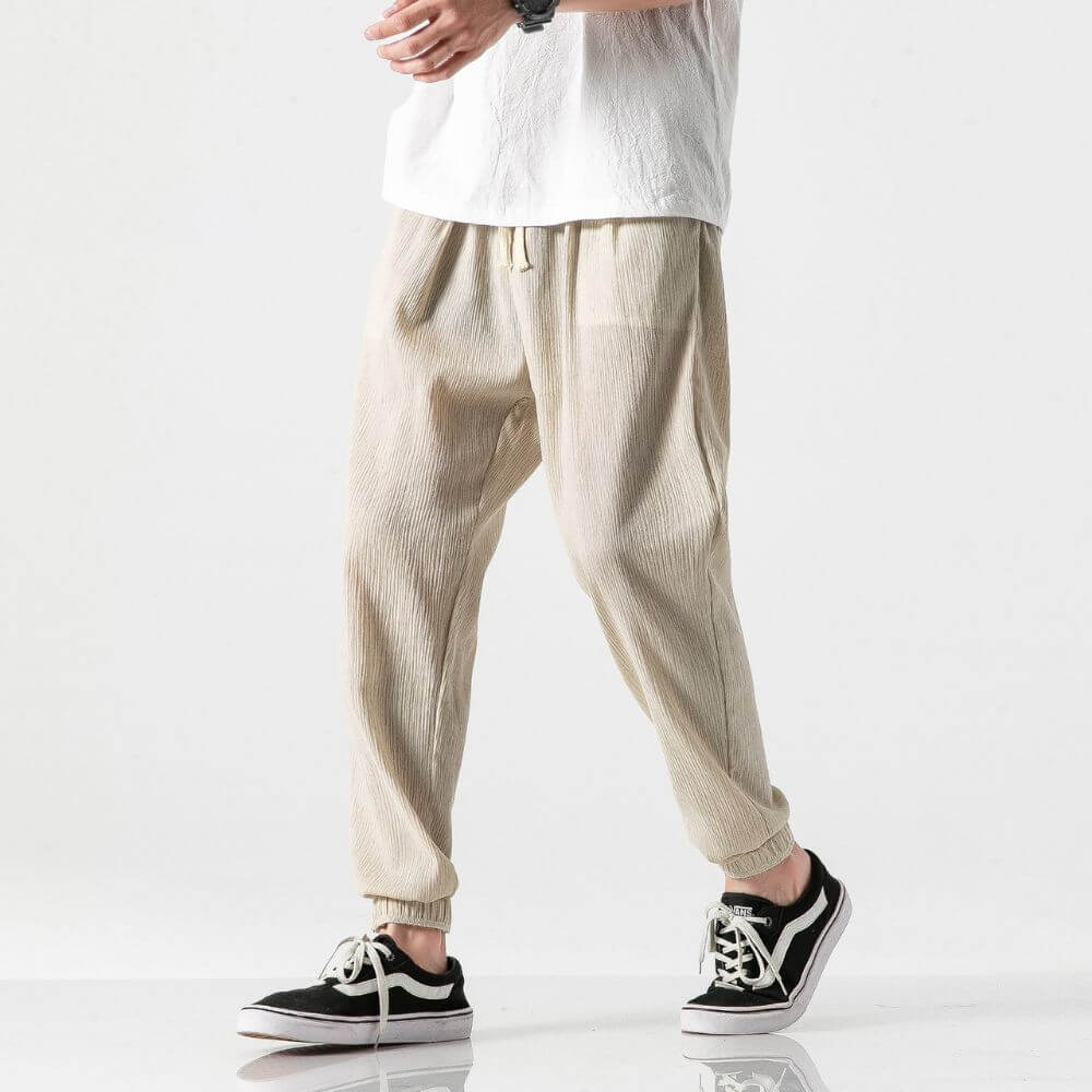 Pantalon confort japonais – Streetwear ample pour homme