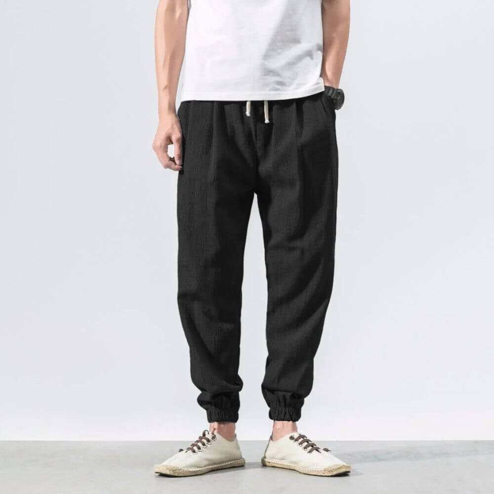 Pantalon confort japonais – Streetwear ample pour homme