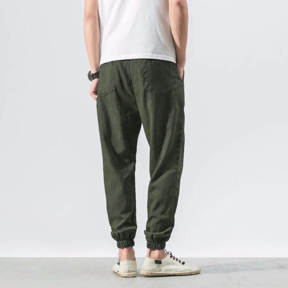 Pantalon confort japonais – Streetwear ample pour homme